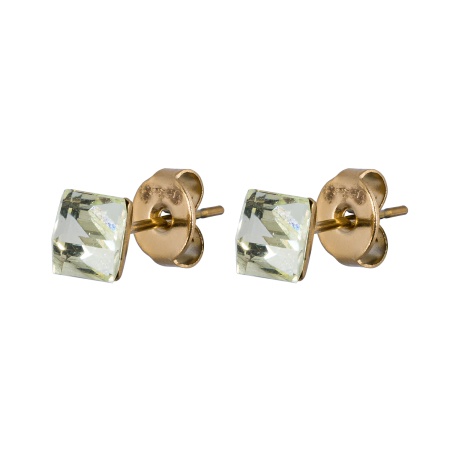 Пусеты Fiore Luna,  Yellow, SWE2127/1 Y G